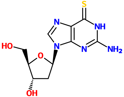 (image for) MC081805 6-Thio-2'-deoxyguanosine